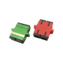 SC LC plastic coupler fiber optic duplex adapter fiber optic waterproof green adapter with high quality